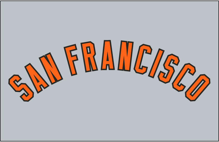 San Francisco Giants 1973-1976 Jersey Logo fabric transfer
